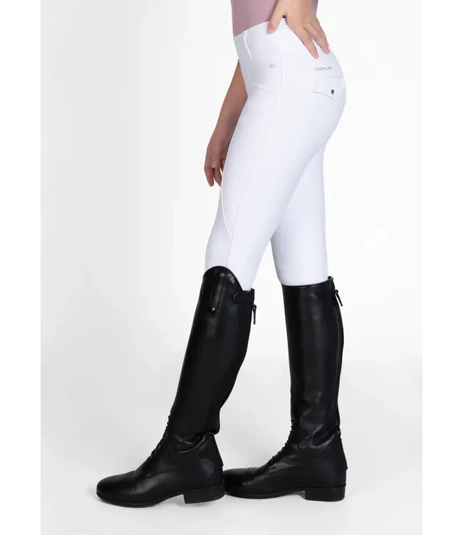 MAXIMILIAN YR PRO RIDING LEGGINGS FGrip - White