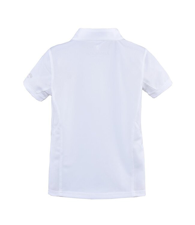 KL CLASSIC GIRLS SS SHOW SHIRT - White