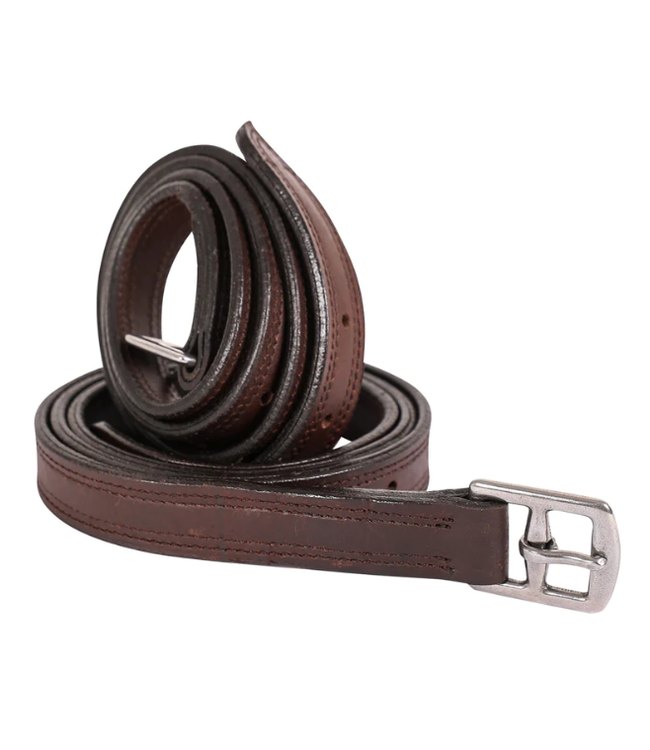 CELTIC EQUINE SOFTIE-WRAPPED STIRRUP LEATHERS - Brown