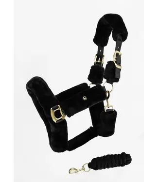 Maximilian MAXIMILIAN FLUFFY HALTER - Black