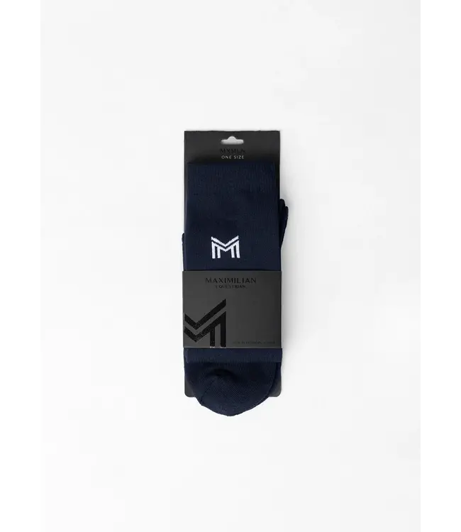 MAXIMILIAN FLAG RIDING SOCKS - Navy