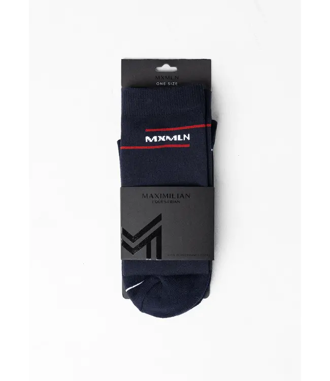 MAXIMILIAN REVO RIDING SOCKS - Navy