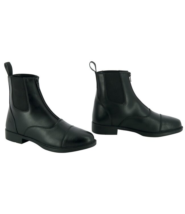 RIDING WORLD "ZIP" KIDS BOOTS - Black