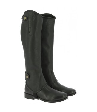 Equithème EQUITHÈME SOFT LEATHER HALF CHAPS - Black Standard