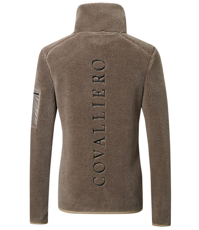 COVALLIERO AW24 CHILDRENS SWEATER - Taupe