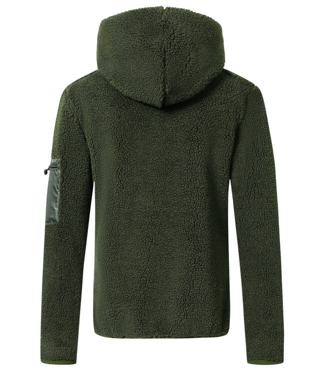 COVALLIERO AW24 CHILDRENS HOODY JACKET - Opal Green