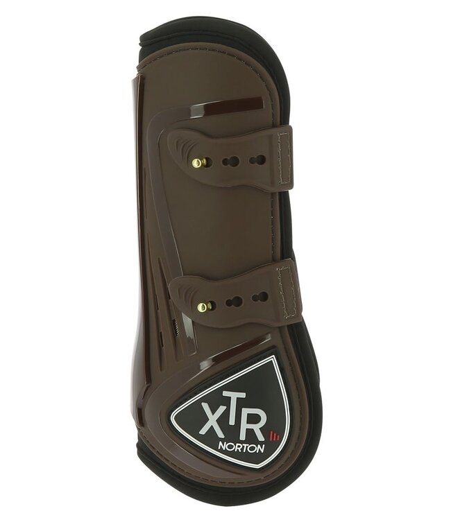 NORTON 'XTR' BUTTON UP TENDON BOOTS - Brown