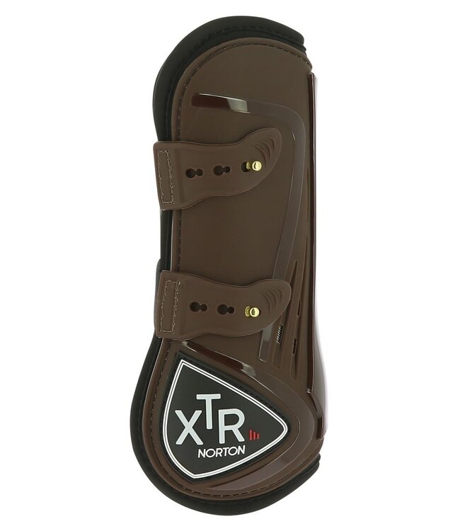 NORTON 'XTR' BUTTON UP TENDON BOOTS - Brown