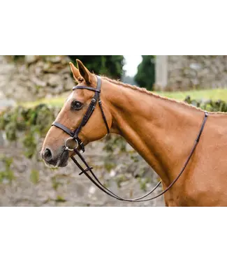 Mackey MACKEY CLASSIC HUNT BRIDLE & REINS - Brown