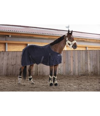 Equithème EQUITHÈME 'COOL DRY' SHEET - Navy