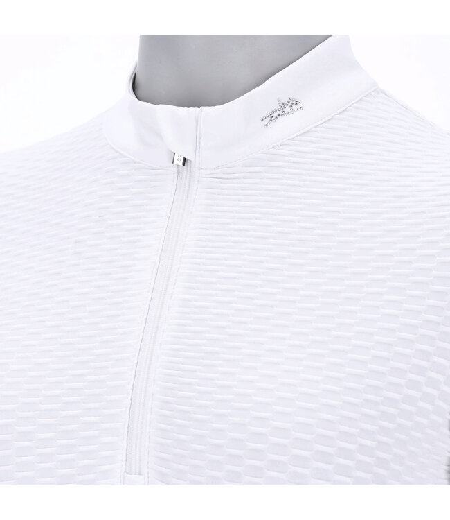 SCHOCKEMOHLE SS25 'GIANNA' STYLE FUNCTIONAL & SHOW SHIRT - White