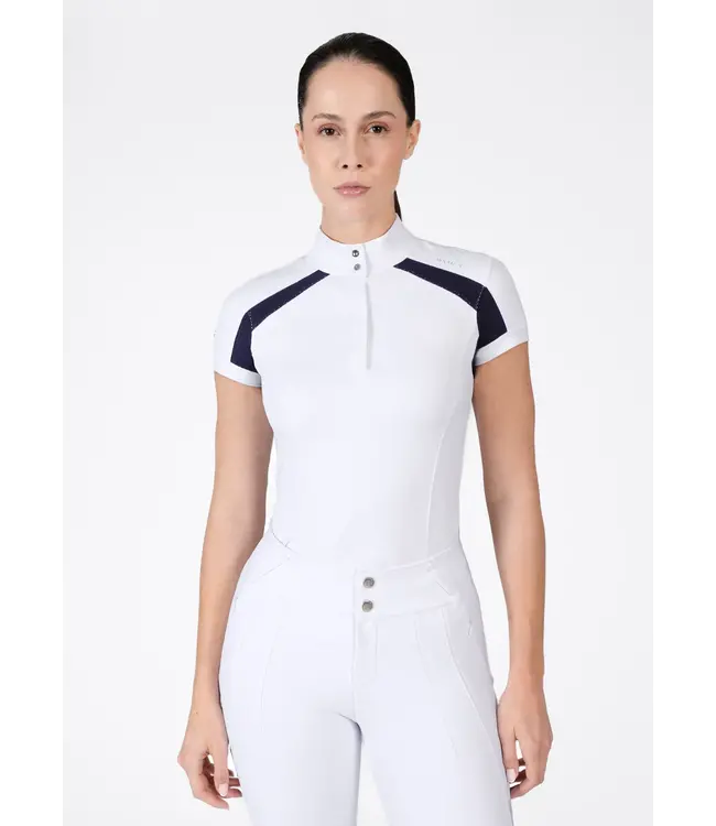 MAXIMILIAN AVEEN SHOW SHIRT - Navy/White