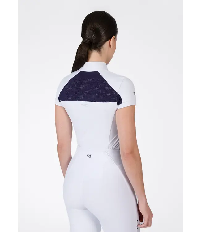 MAXIMILIAN AVEEN SHOW SHIRT - Navy/White