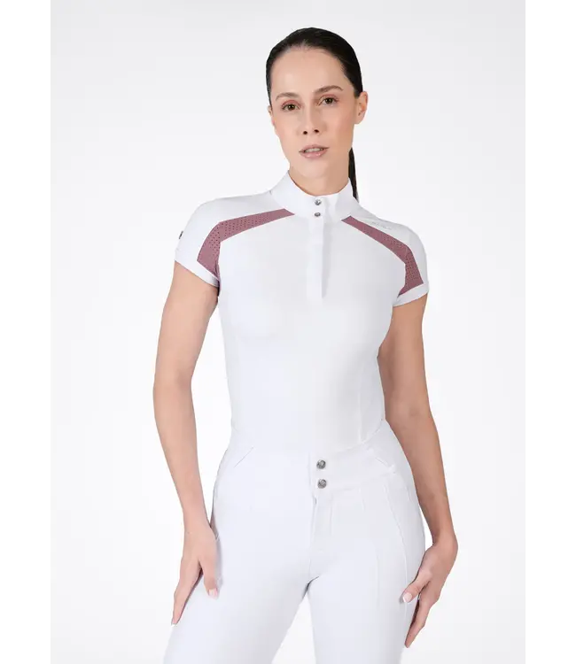 MAXIMILIAN AVEEN SHOW SHIRT - White/Mauve