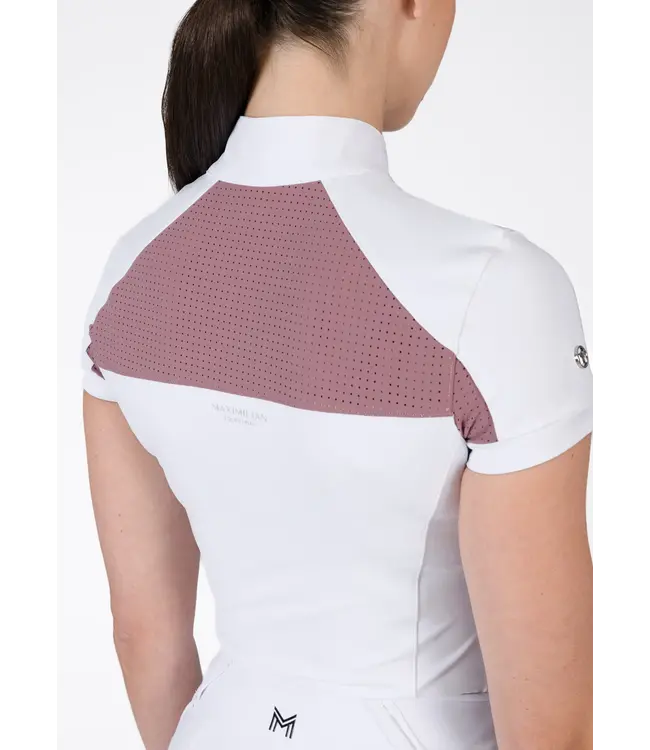 MAXIMILIAN AVEEN SHOW SHIRT - White/Mauve