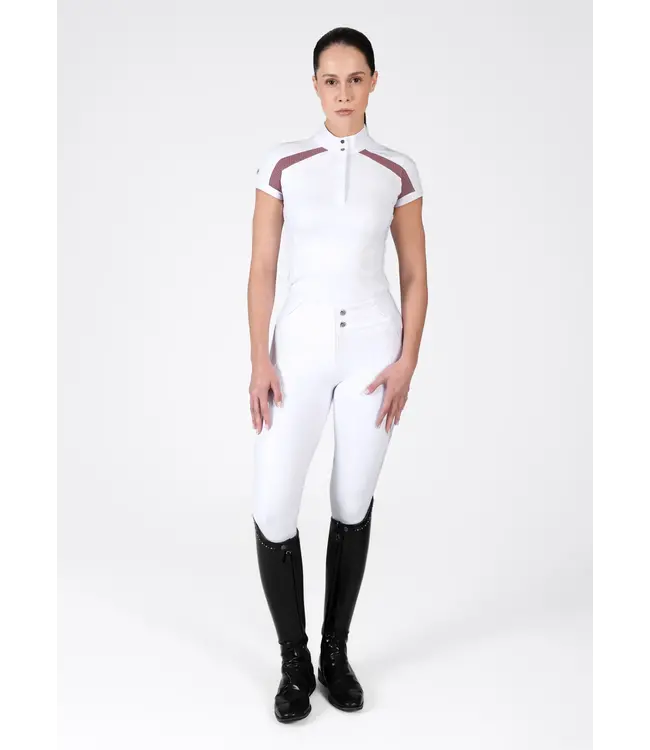 MAXIMILIAN AVEEN SHOW SHIRT - White/Mauve