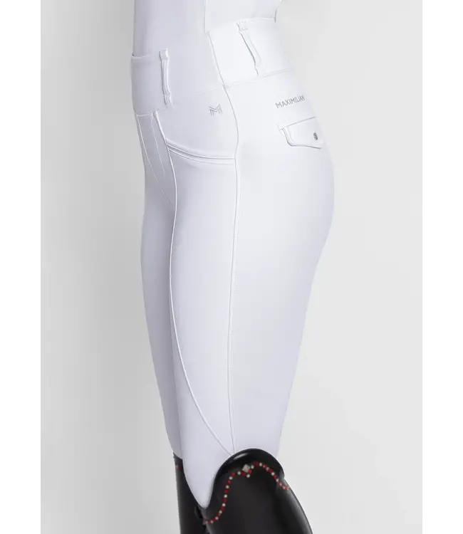 MAXIMILIAN PRO RIDING LEGGINGS KGrip - White