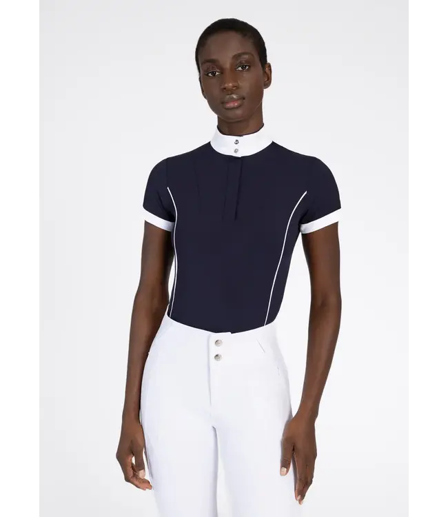 MAXIMILIAN NOVA SHORT SLEEVE SHOW SHIRT - Navy