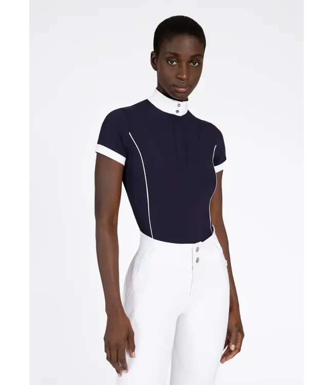 MAXIMILIAN NOVA SHORT SLEEVE SHOW SHIRT - Navy