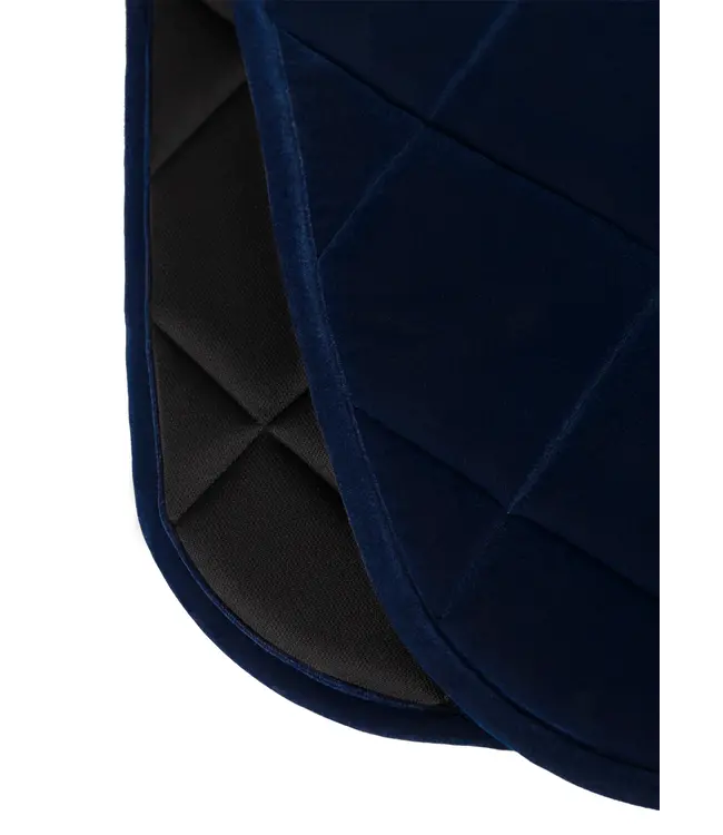 MAXIMILIAN VELVET JUMPING SADDLE PAD - Sapphire