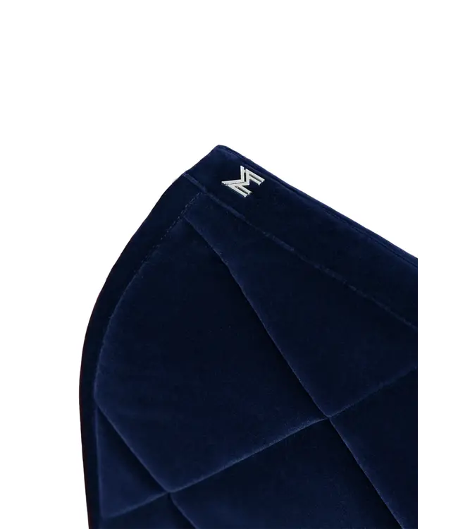 MAXIMILIAN VELVET JUMPING SADDLE PAD - Sapphire