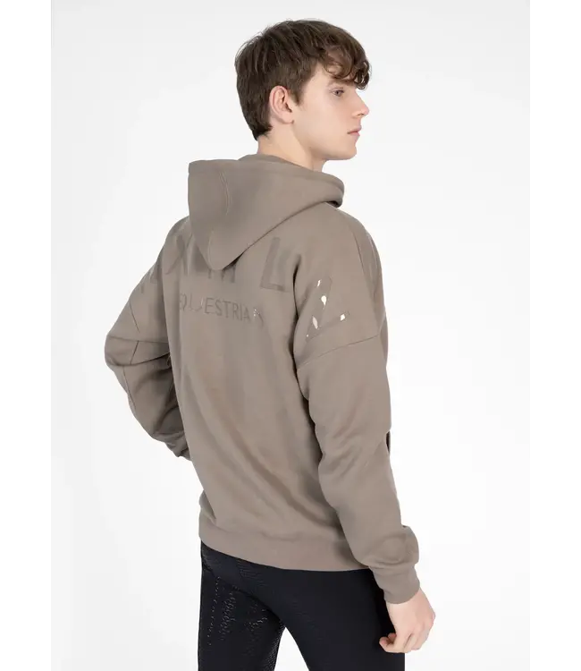 MAXIMILIAN UNISEX ICON OVERSIZED HOODIE - Taupe