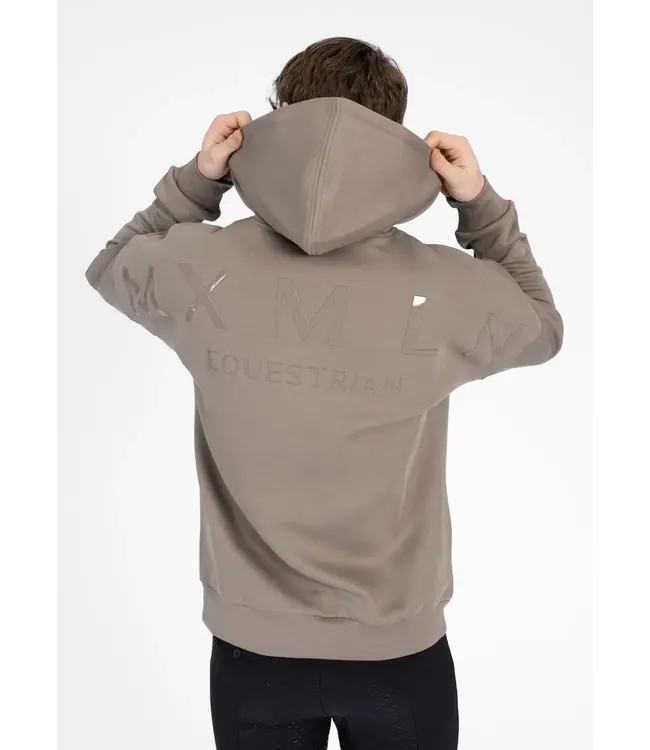 MAXIMILIAN UNISEX ICON OVERSIZED HOODIE - Taupe