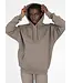Maximilian MAXIMILIAN UNISEX ICON OVERSIZED HOODIE - Taupe