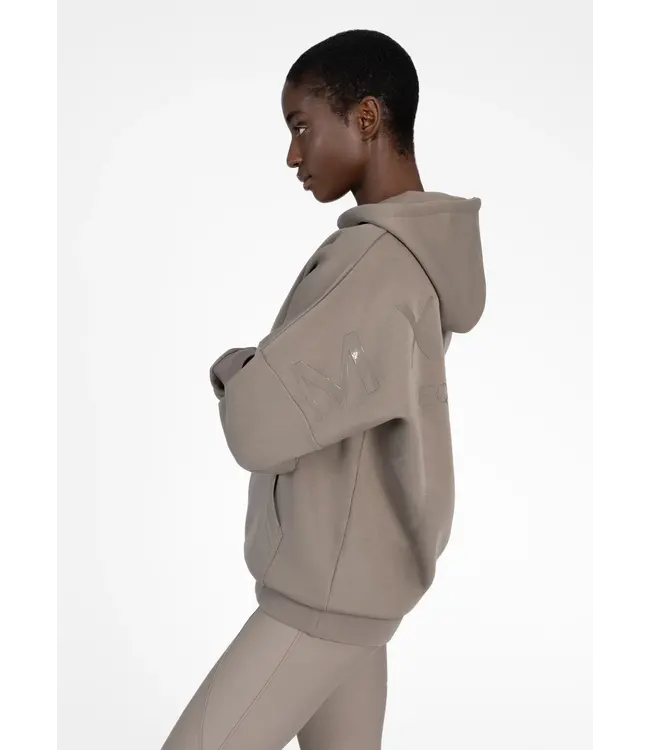 MAXIMILIAN UNISEX ICON OVERSIZED HOODIE - Taupe