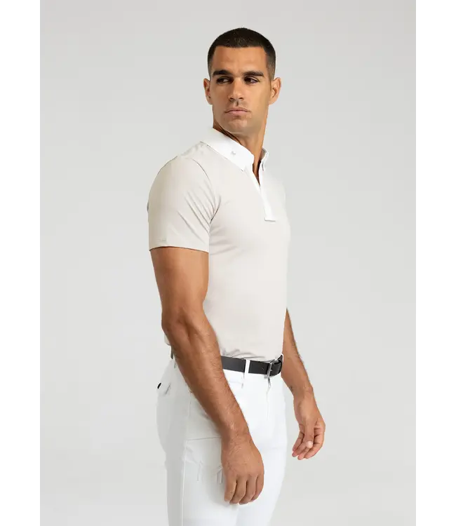 MAXIMILIAN ACTIVE SHORT SLEEVE SHOW SHIRT - Beige