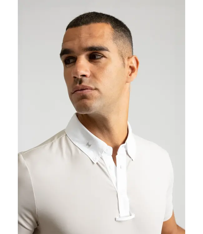 MAXIMILIAN ACTIVE SHORT SLEEVE SHOW SHIRT - Beige