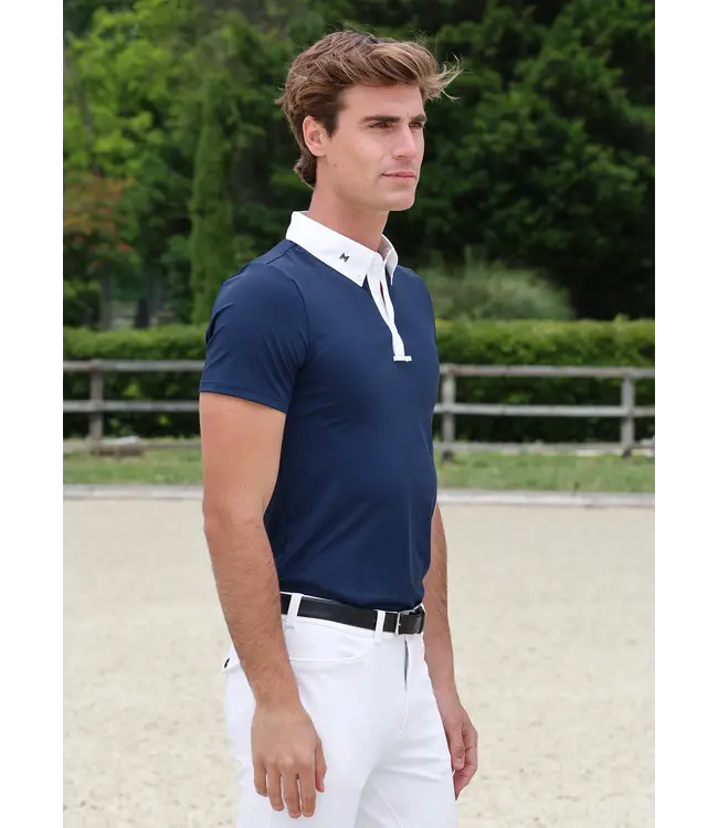 MAXIMILIAN ACTIVE SHORT SLEEVE SHOW SHIRT - Navy