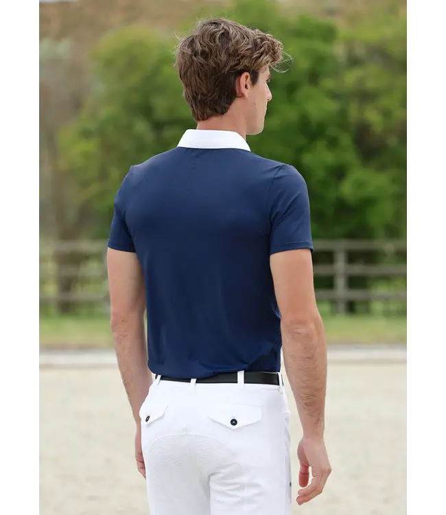 MAXIMILIAN ACTIVE SHORT SLEEVE SHOW SHIRT - Navy