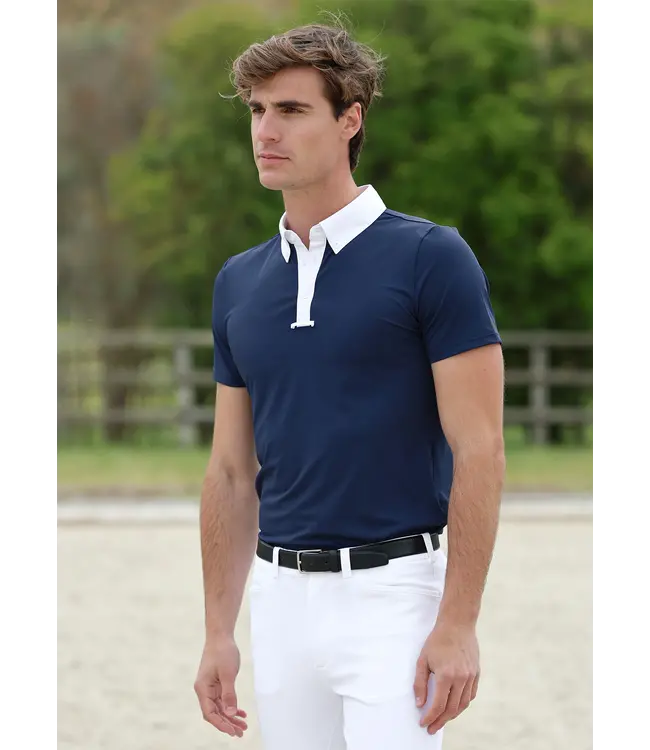 MAXIMILIAN ACTIVE SHORT SLEEVE SHOW SHIRT - Navy