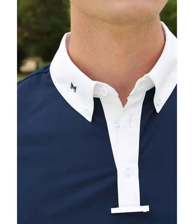 MAXIMILIAN ACTIVE SHORT SLEEVE SHOW SHIRT - Navy