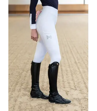 Maximilian MAXIMILIAN OUTLINE RIDING LEGGINGS KGrip - White