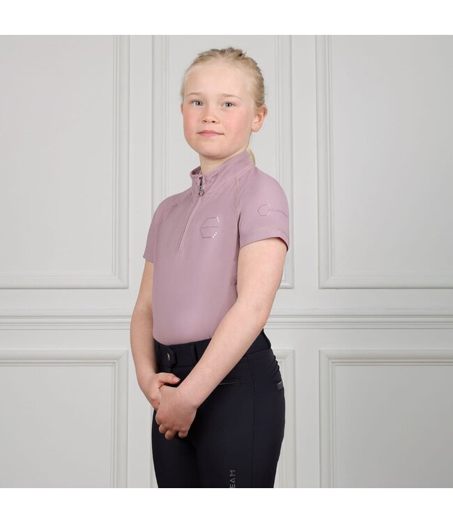 COLDSTREAM 'NEXT GEN' MIDLEM SHORT SLEEVE BASE LAYER - Dusty Pink