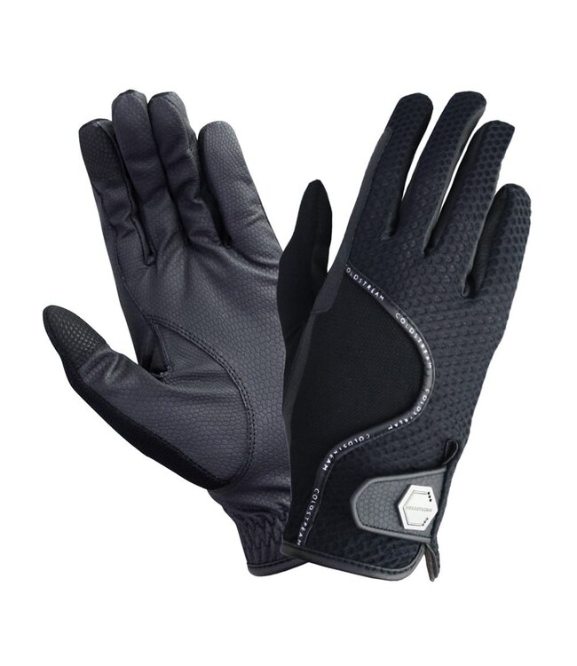 COLDSTREAM SWINTON COMBI MESH RIDING GLOVES - Black