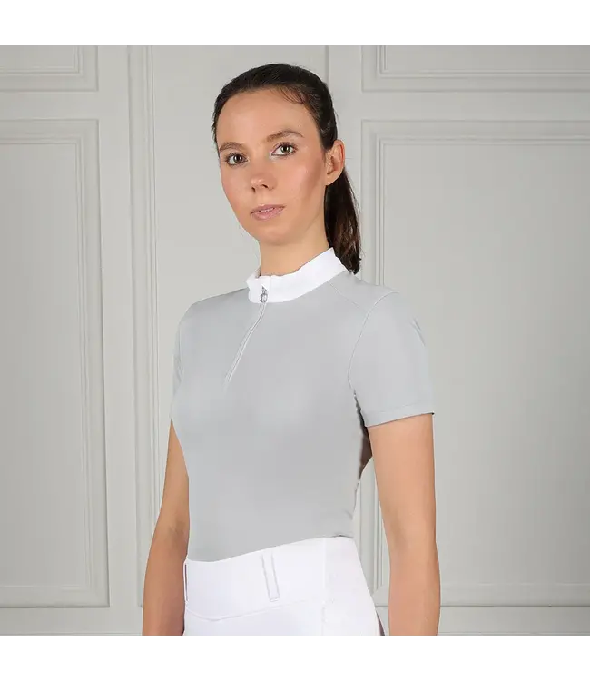COLDSTREAM OXNAM COMPETITION SHOW SHIRT - Pearl Grey