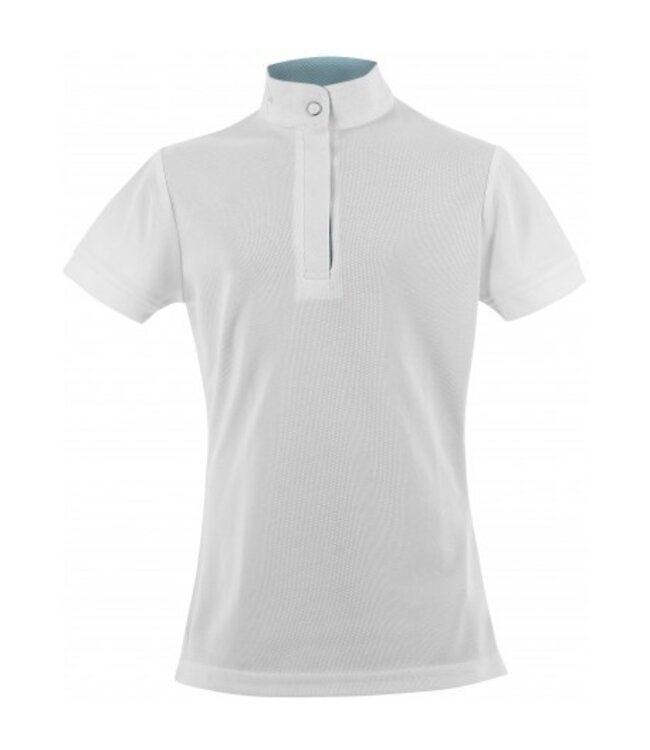 EQUITHEME 'BETTY' KIDS MESH POLO - White