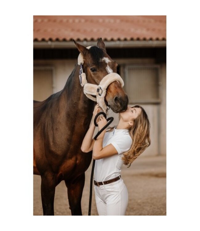 EQUITHEME 'BETTY' MESH POLO - White