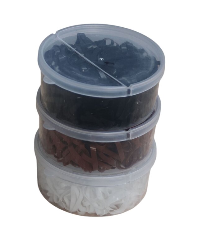 EQUISENTIAL SILICONE PLAITING BANDS