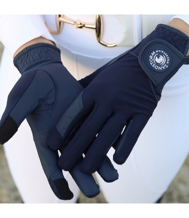 SANDSTORM RIDING GLOVES - Navy