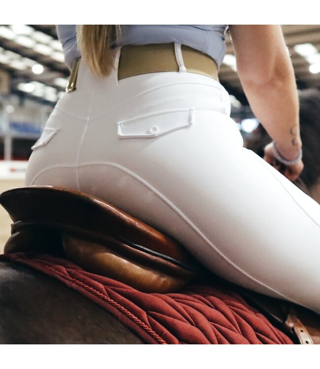 SANDSTORM PERFORMANCE HYBRID LEGGINGS - White