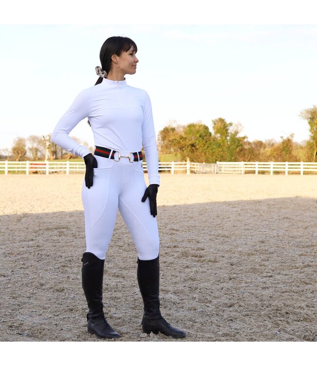 SANDSTORM PERFORMANCE HYBRID LEGGINGS - White