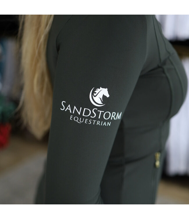 SANDSTORM SCULPT TRAINING JACKET - Green