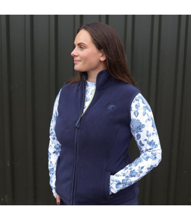 SANDSTORM COUNTRY FLEECE GILET - Navy