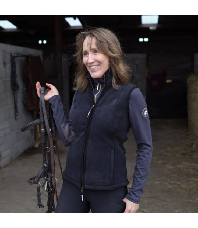 SANDSTORM COUNTRY FLEECE GILET - Black