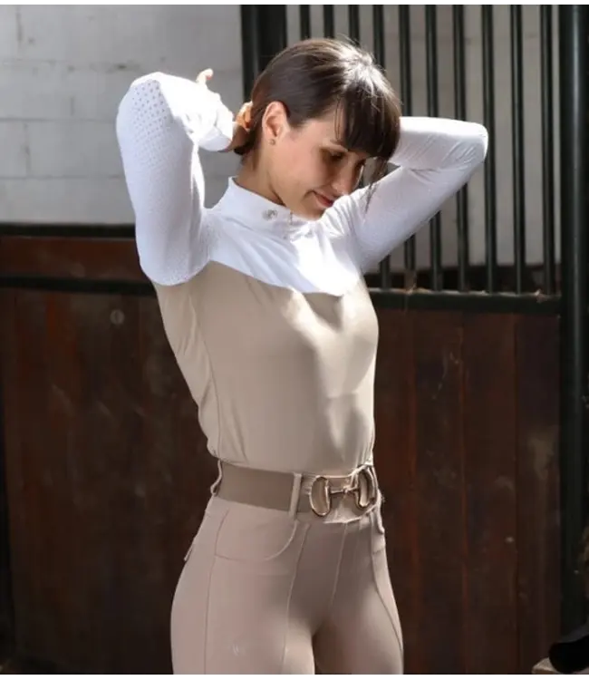 SANDSTORM SHOW SHIRT - White & Beige