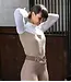 Sandstorm Equestrian SANDSTORM SHOW SHIRT - White & Beige